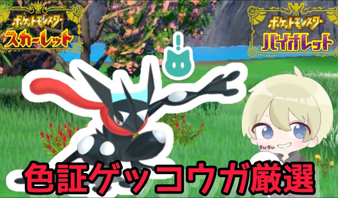 【色違い厳選】色証ゲッコウガを使いたい。色違いケロマツ厳選配信　#ポケモンチャンピオンズ #pokemon #ポケモンSV #shorts