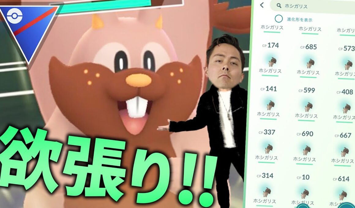 ヨクバリスでレート欲張れる！？ホシガリスのスポアワ厳選【ポケモンGO】