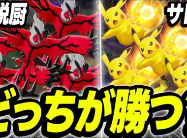 【決戦】イベルタル5匹VSピカチュウ5匹どっちが強い？【ポケモンユナイト 】