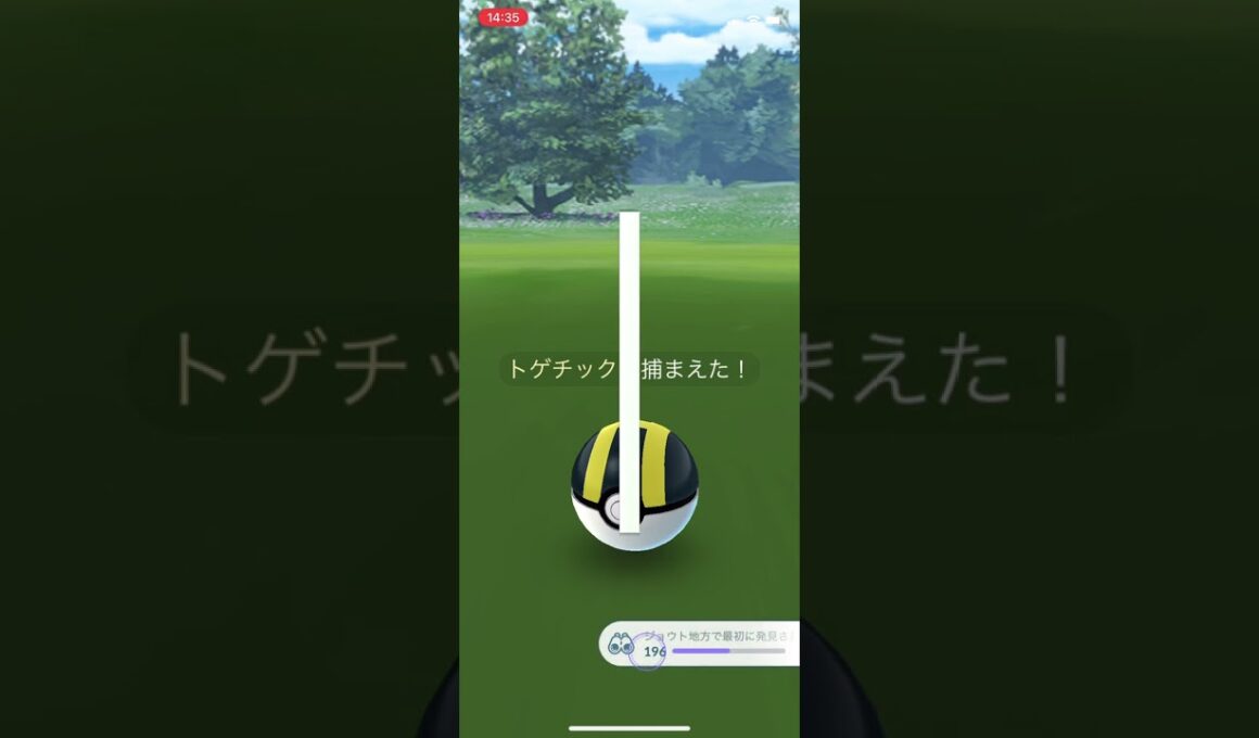 【ポケモンGO】色違いトゲチック！コミュニティデイ　#shorts