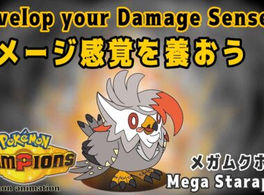 【ポケモンチャンピオンズ】ダメージ感覚を養おう！：メガムクホーク編