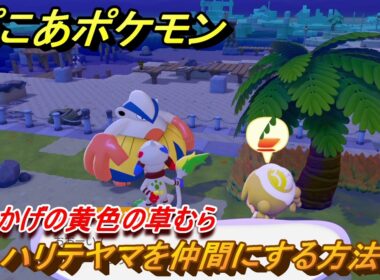ぽこあポケモン　ハリテヤマを仲間にする方法　木かげの黄色の草むら　＃１４７　【ぽこポケ】