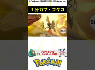 ポケモン 1分でわかるカプ・コケコ Tapu Koko Pokemon Torivia #解説 #知識 #雑学