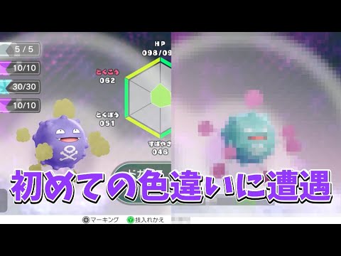 【ピカブイ】ドガースの色違い  [shiny Koffing]