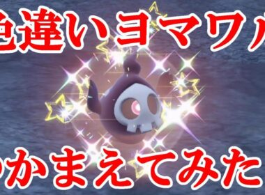 【ポケモンSV】色違いヨマワルつかまえてみた！！