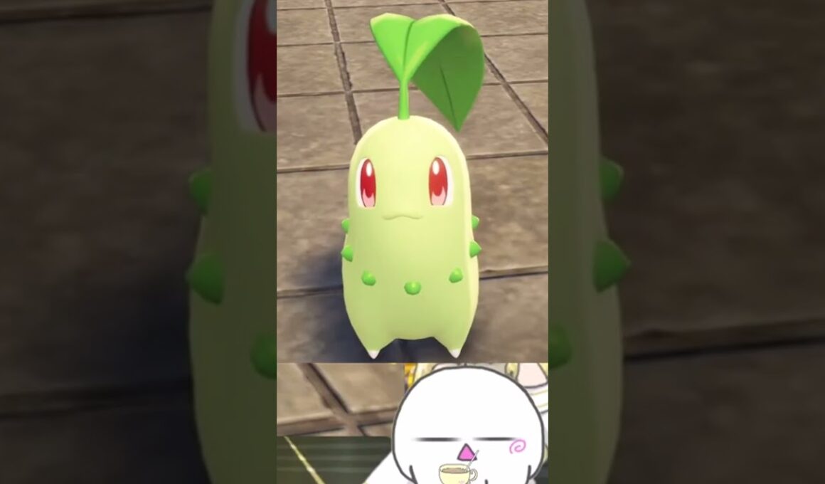 【ポケモンZA】チコリータが可愛すぎて本当にしんどい【ふーらい / Vtuber】 #ポケモンZA #shorts