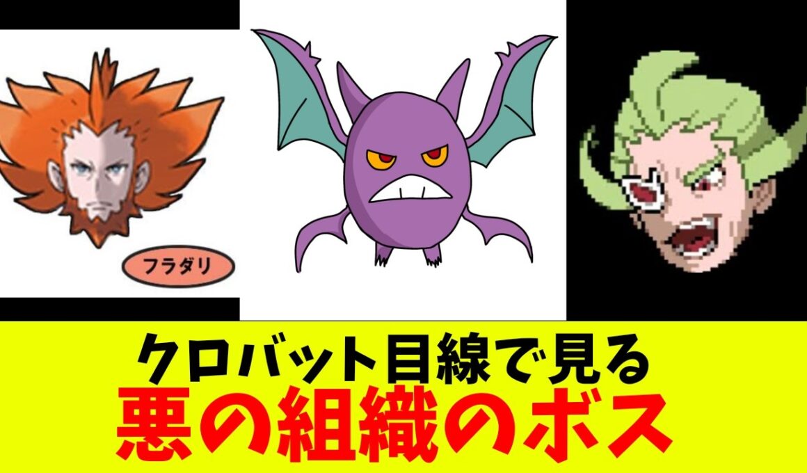 クロバット目線で見る悪の組織のボス