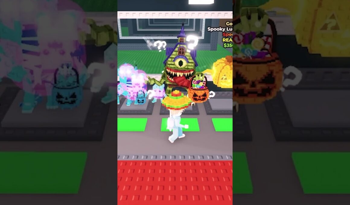 ハロウィンラッキーブロック10個連続で開けた結果…。 #ブレインロットを盗む #ROBLOX #ロブロックス