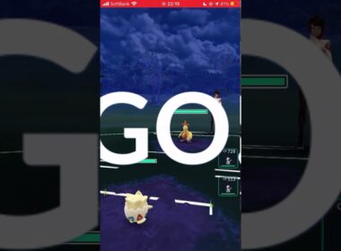 【ポケモンGO】 No.175 トゲピー つつく&サイコショック/Pokémon GO No175 Togepi Tsutsuku & Psycho Shock #shorts