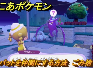 ぽこあポケモン　クロバットを仲間にする方法　ごみ捨て場　＃３０２　【ぽこポケ】