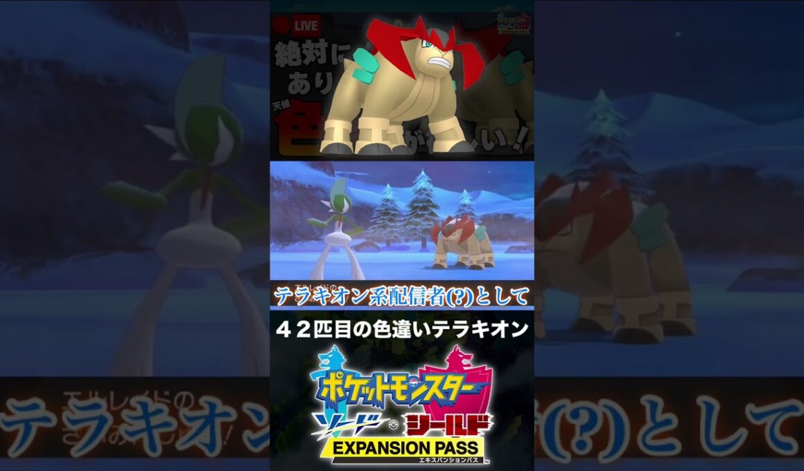 42匹目の色違いテラキオンと邂逅した男【ポケモン剣盾】