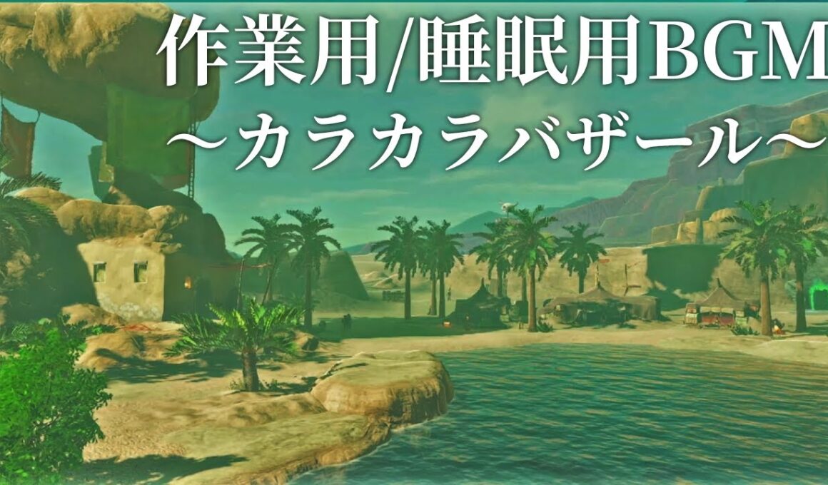 カラカラバザールより 1時間耐久【作業用BGM/睡眠用BGM】【ゼルダの伝説 ティアーズオブキングダム】