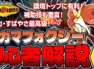 【初心者向け】いま勝ちたいならコレ!!メガマフォクシーってどう使うの？性能を1から解説！【ポケチャン/ポケモンチャンピオンズ】