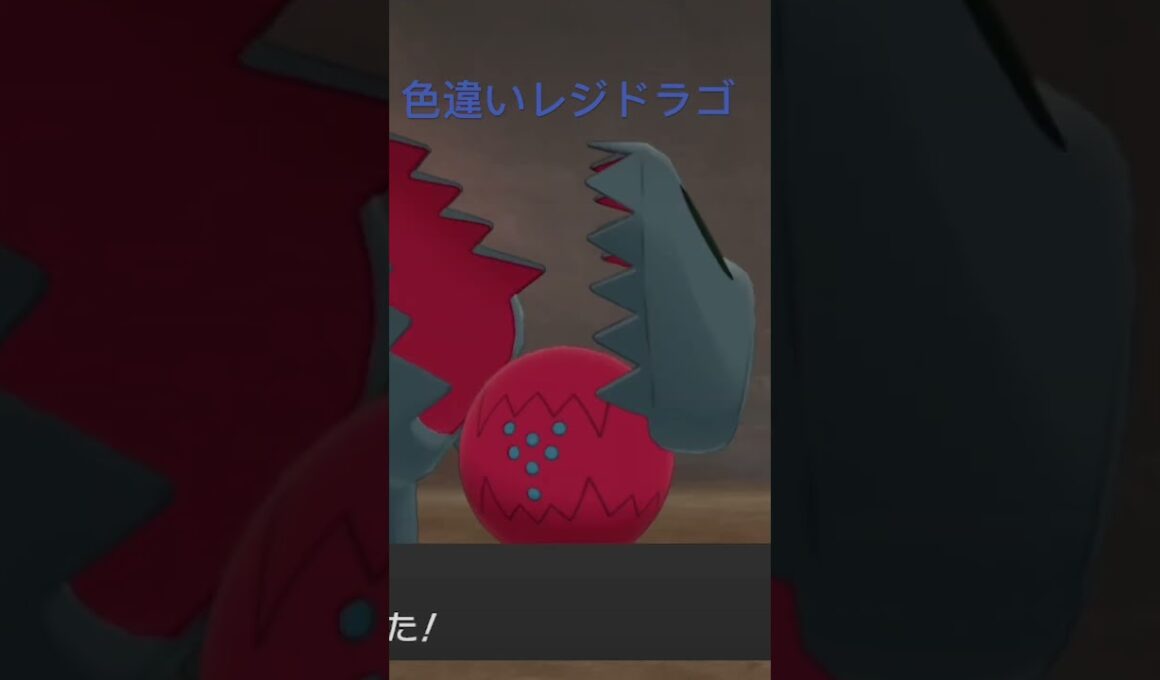 色違いレジドラゴ‼️1万回かかったよ😭