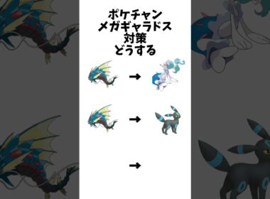 【ポケモンチャンピオンズ】メガギャラドス対策どうするよ#ポケモン