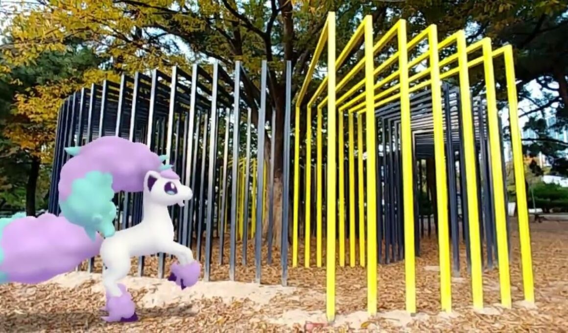 [GO Snapshot Slideshow] 가라르 포니타 ( Galarian Ponyta ) ガラルポニータ ( 小火馬 )