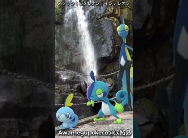 メッソン｜Sobble｜ジメレオン｜Drizzile｜インテレオン｜Inteleon｜GOphotobomb【ポケモンGO】AR動画｜PoKeMoN GO AR｜#Shorts