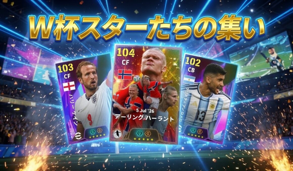 【メンテ明け】eFootball 月曜リークなし！W杯スターたちの集い！ハーランドがイブラ越えなのかは今誰もわかりませんｗｗ【イーフト/eFootball】