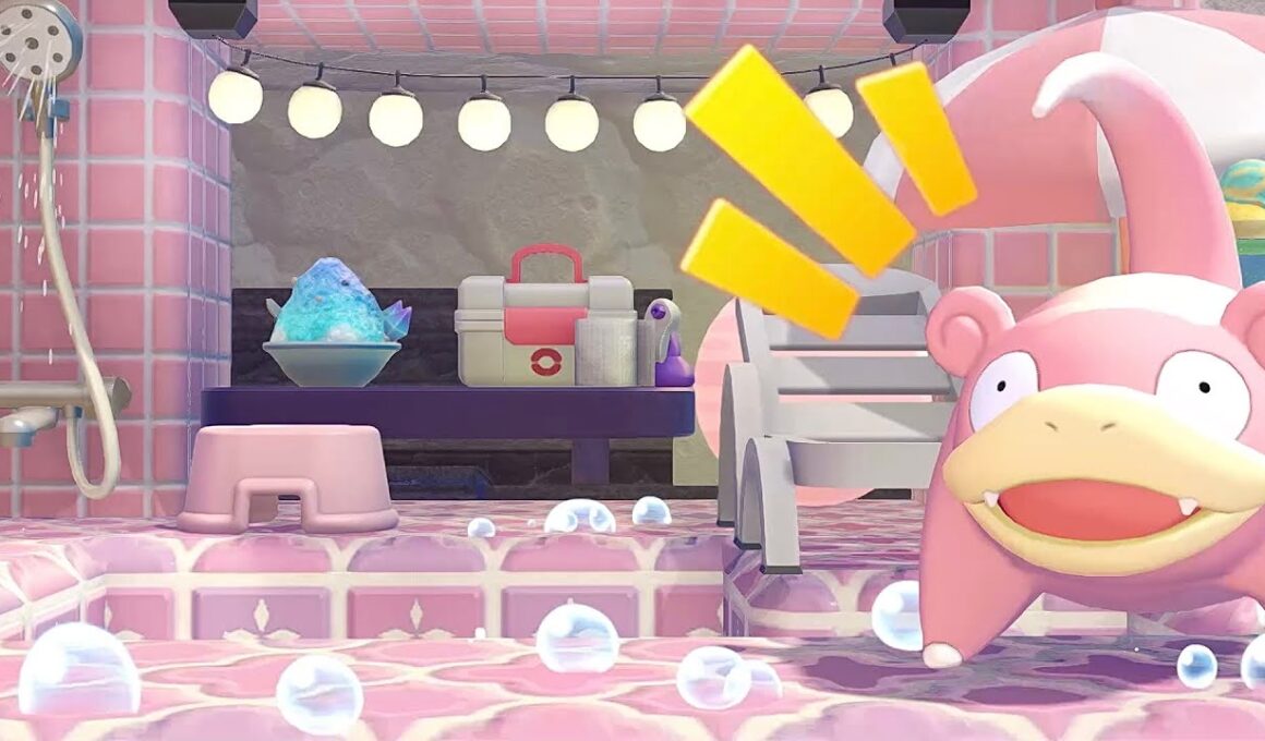 ヤドンの泡のプールつくるぞ！【ぽこあポケモン】5×5クリエイト