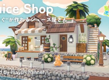 【ぽこポケ】“えのぐ”が作れるジュース屋さん🍹港町にも馴染むきのみ農園【pokopia build】