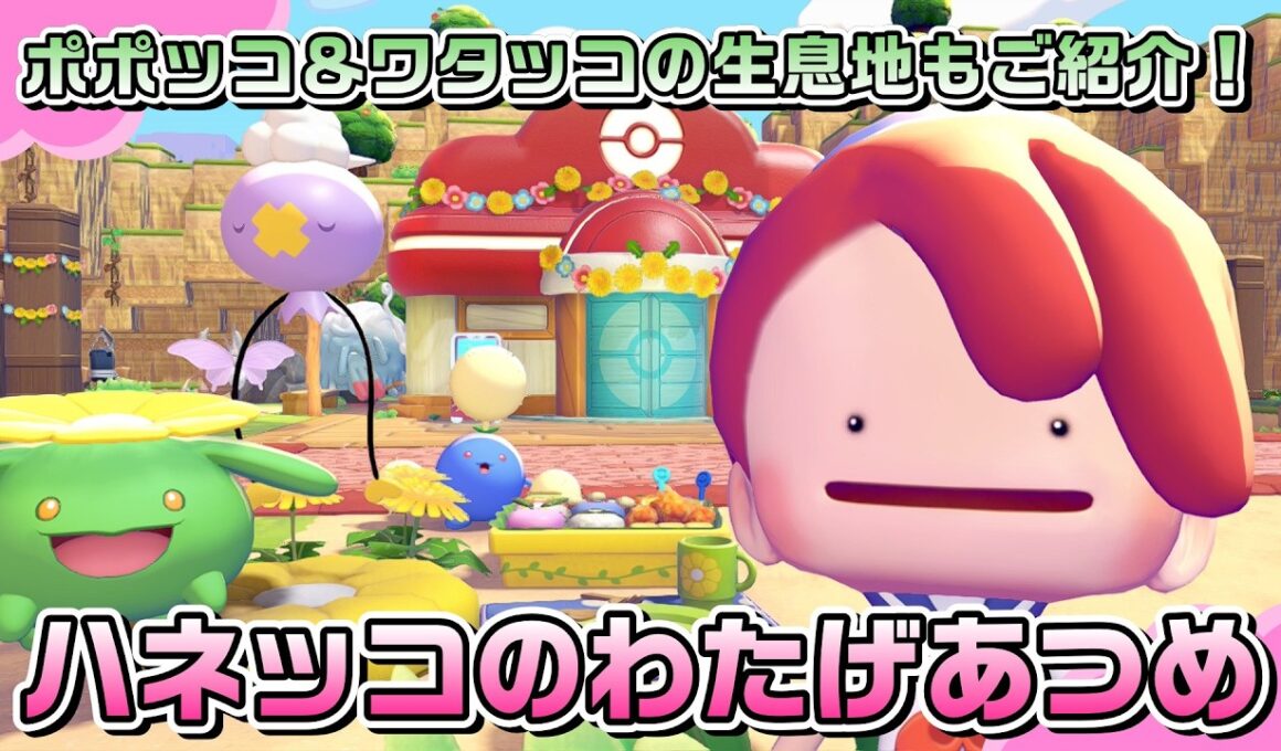 【ぽこあポケモン】ハネッコのわたげあつめ【ぽこポケ】