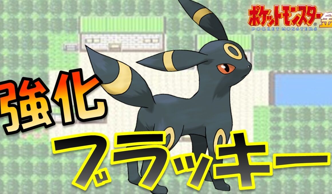 技を強化したブラッキーを使ってジョウトを蹂躙する!!ポケモン1匹縛りプレイ!!ブラッキーきみに決めた!!