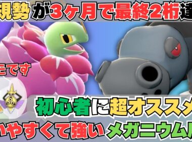 【新規勢が最終2桁】今一番おすすめしたい「メガメガニウム」×「カバルドン」が初心者でも勝ちやすすぎる件【コーディネートチームあり】【ポケモンチャンピオンズ】