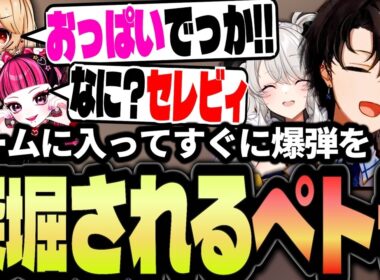 【VCRRUST】次々と身ぐるみを剥がされる新入り"ペトラナイトメア"に爆笑するKamito達【カワクラ/麻婆豆腐/ペトラナイトメア/椎名唯華】【かみと切り抜き】