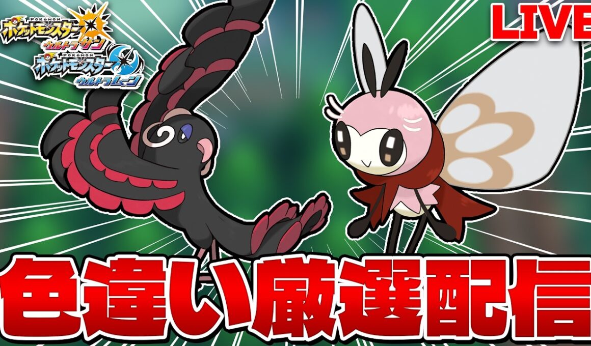 【色違い縛り実況 生配信】オドリドリorアブリボン色違い厳選 0~｜ポケモンUSUM