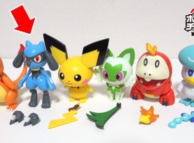 【ポケモンが進化できるおもちゃ！？】「ポケモンチェンジ」のヒトカゲ/リザードン＆リオル/ルカリオの変形のやり方と戻し方を完全レビュー！【ポケットモンスター】