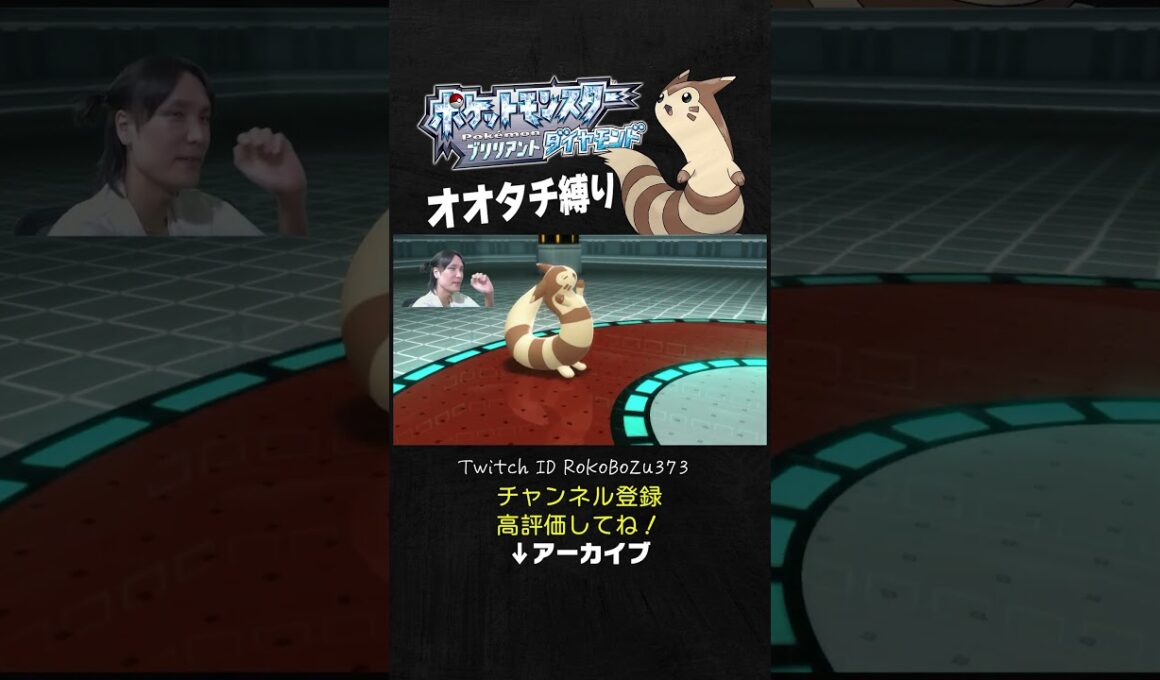 【オオタチ縛り旅】シロナのルカリオが強すぎた！上から一生ワンパンしてくるもん。【ダイパリメイク／ポケモン／生放送切り抜き】