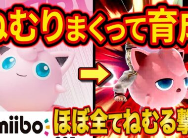 プリン歴4000時間が3年ぶりに即死ねむるをamiiboに教えまくったら最強CPU「Lv.9カズヤ」をほぼ全てねむるで撃墜する化け物が爆誕【スマブラSP】