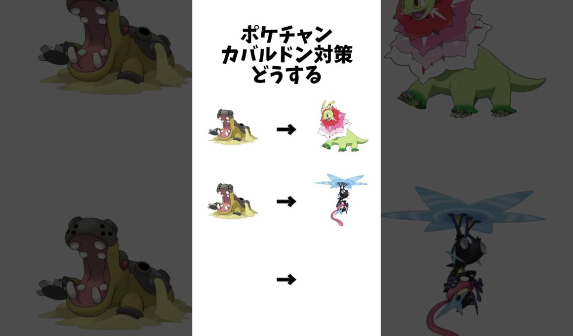 【ポケモンチャンピオンズ】カバルドン対策どうする#ポケモン
