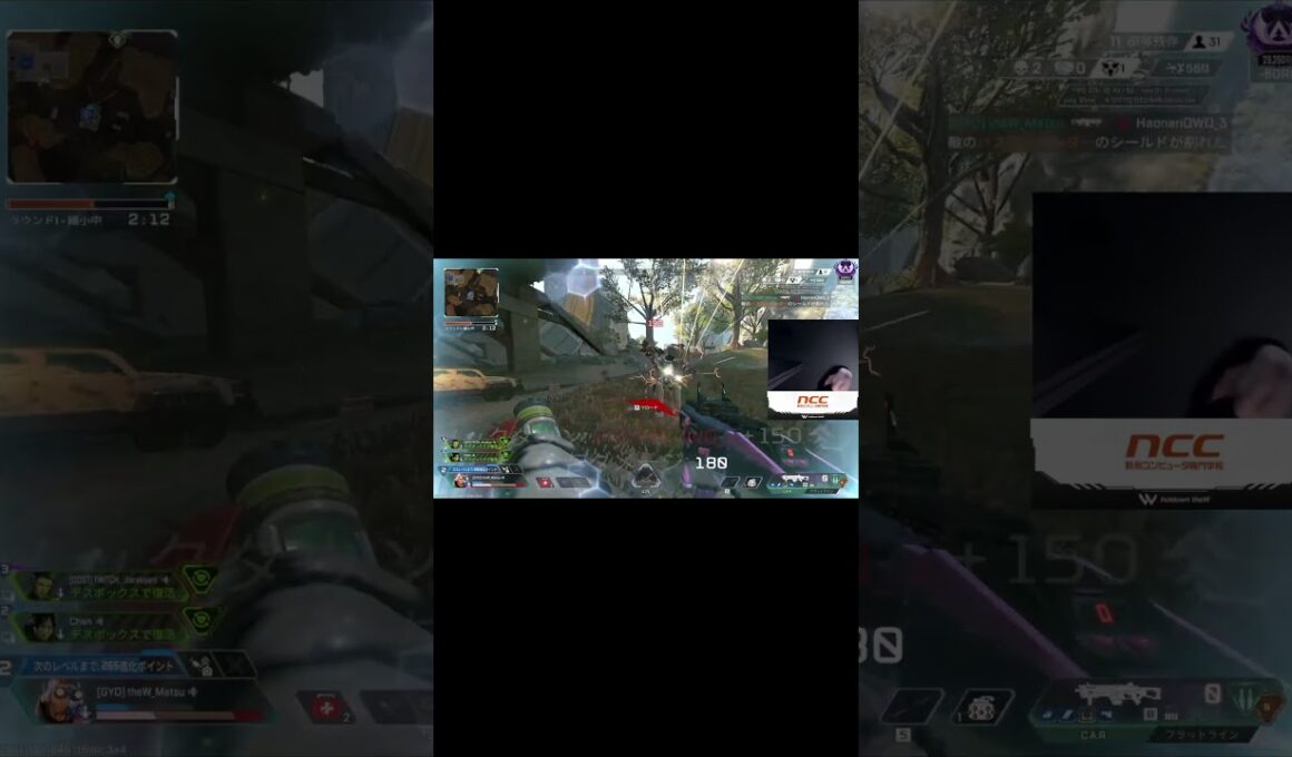 オクタンで1vs3クラッチ [apex legends] #shorts