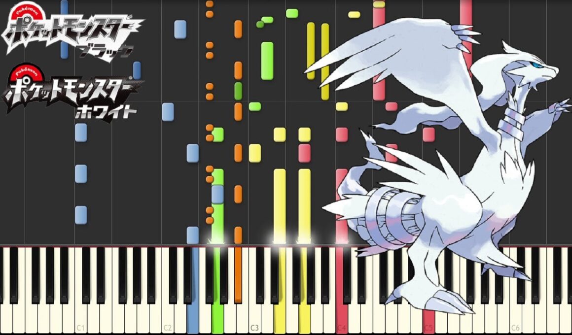 戦闘！ゼクロム・レシラム【ポケモンBW】ゼクロム レシラム キュレム BGM ピアノアレンジ【Synthesia】 Battle! Zekrom & Reshiram Theme 【Pokémon】