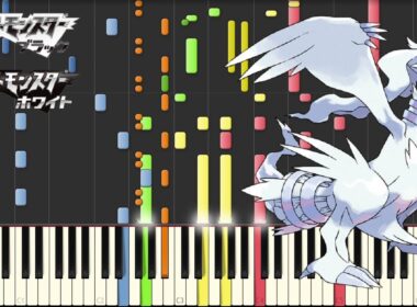 戦闘！ゼクロム・レシラム【ポケモンBW】ゼクロム レシラム キュレム BGM ピアノアレンジ【Synthesia】 Battle! Zekrom & Reshiram Theme 【Pokémon】