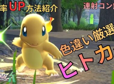 【ポケモンZA】色違いヒトカゲ厳選！出現率UPの方法も紹介！