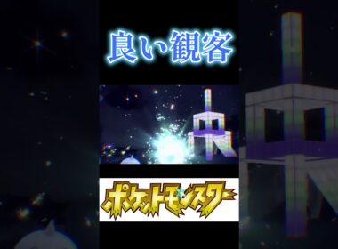テラスタル使った時に手を叩いて喜んでくれるパウワウと、応援してくれるチラーミィ  #ポケモン #pokemon #ポケモンsv #shrots