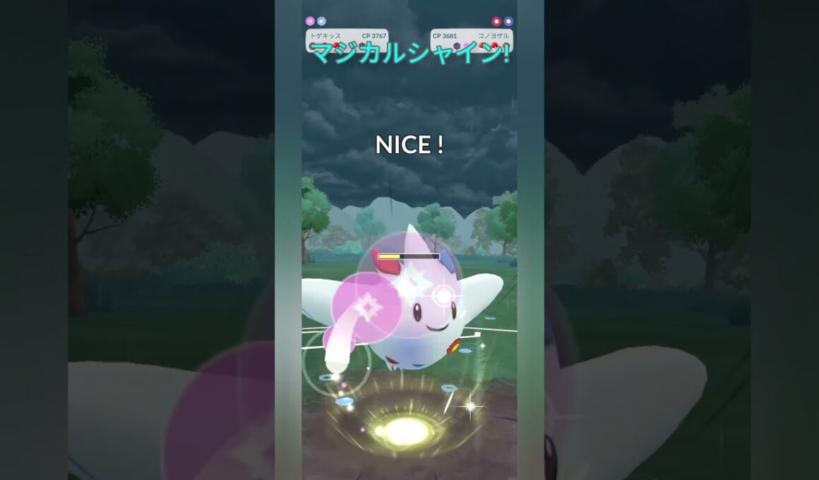 【マスプレ】HPギリギリのトゲキッスが偉い！【ポケモンGO】【バトルリーグ】#shorts #ポケモンgo #goバトルリーグ #gbl #マスターリーグ #pokemongo