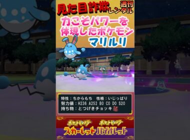 【ポケモンSV】神様、仏様、マリルリ様 #Shorts