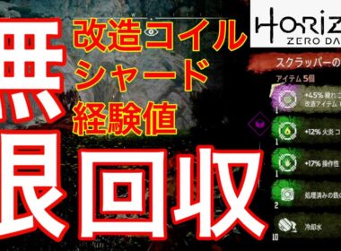 【ホライゾンゼロドーン攻略】序盤で最強！初心者でも無限に激レア改造コイルを集められる場所