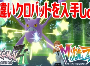 【ポケモンZ-A】色違いクロバットを入手しよう 進化入手【Pokémon LEGENDS Z-A M次元ラッシュ】