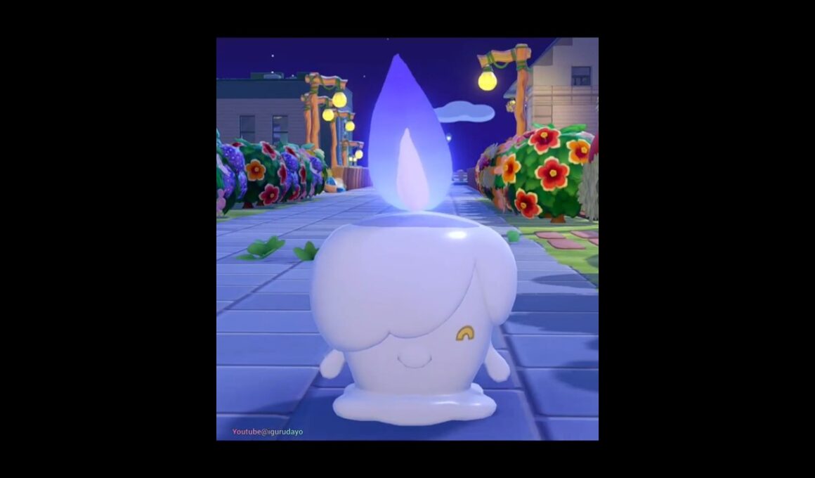 ヒトモシ♪🕯️ Litwick　#ポケモン剣盾 #pokemonlegendsza #pokemonswordshield