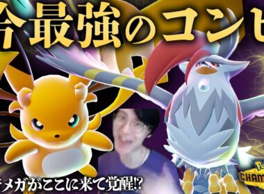 【ここにきて!?】メガライチュウYとメガムクホークが最近覚醒しすぎてヤバいwwwwwやっぱ強かったか・・・【 ポケモンチャンピオンズ ダブルバトル M-B】