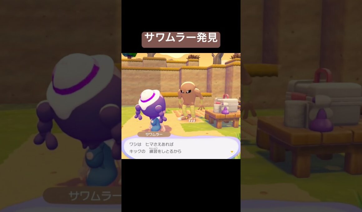 サワムラー発見💡/ぽこあポケモン