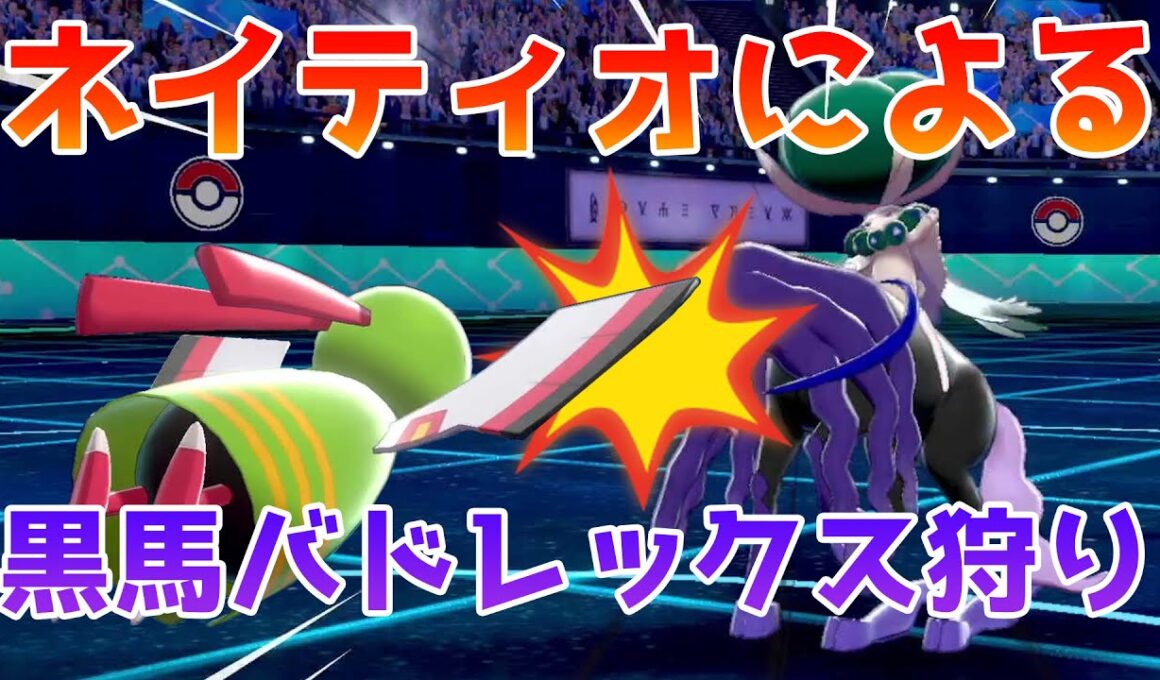 ネイティオによる黒馬バドレックス狩り【ポケモン剣盾】