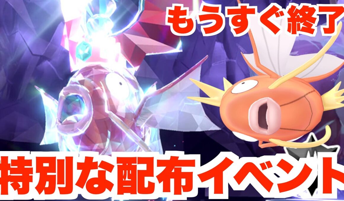 【ポケモンSV】特別なポケモン配布！最強コイキングイベントもうすぐ終了！【ポケモンスカーレットバイオレット】
