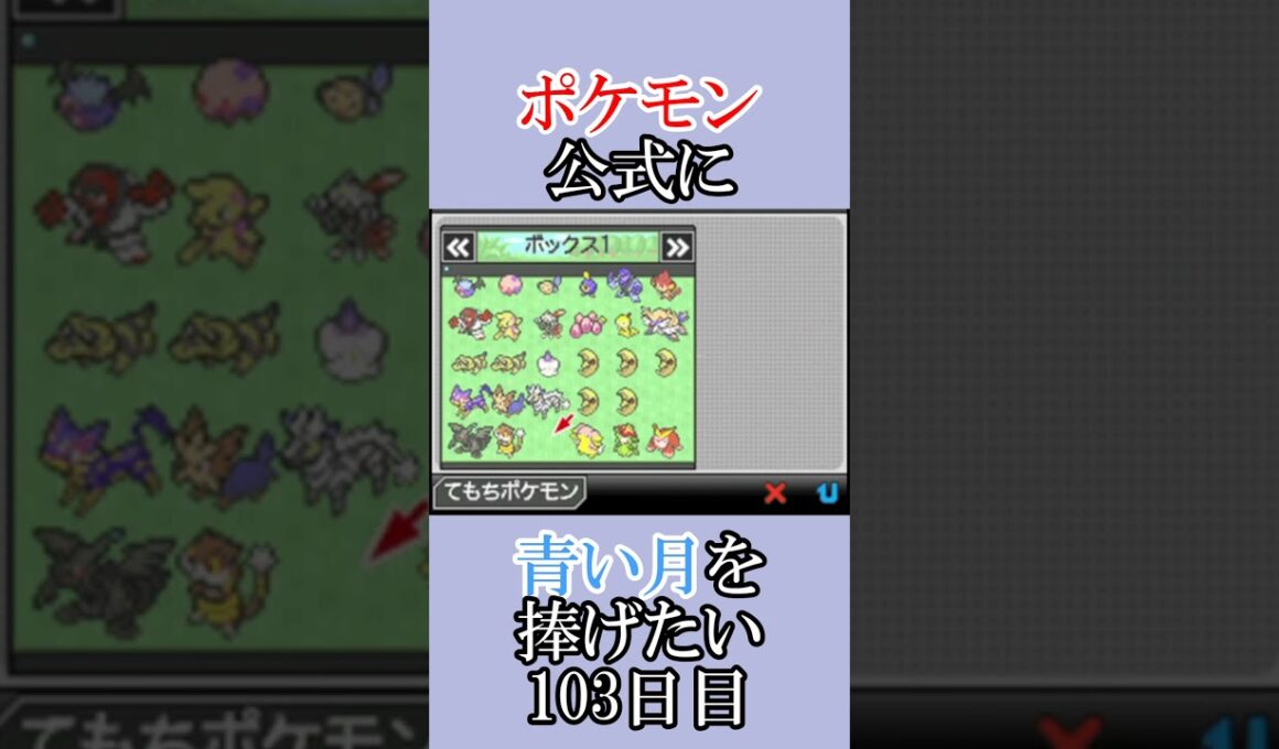 不純な動機で始まる新たな世界「青いルナトーンを捜せ」＃103日目