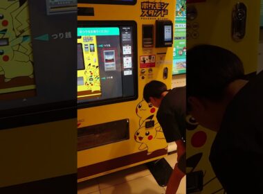 ポケモンスタンド　ヌオー　ぬいぐるみ　買ってみた　自販機 #shorts