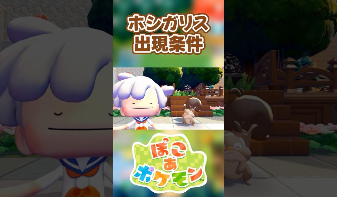 【ぽこあポケモン】ホシガリスの出現条件を徹底解説！#shorts